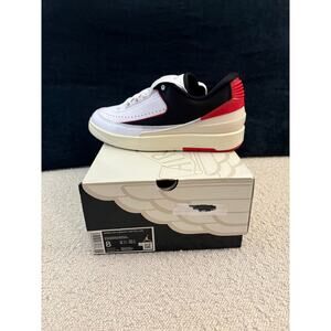 NEW SZ 8w/7.5m - Woman's Air Jordan Retro 2 Red/Blk/Wht